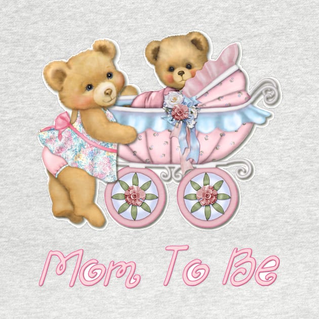 Teddy and Carriage - Mom To Be by SpiceTree